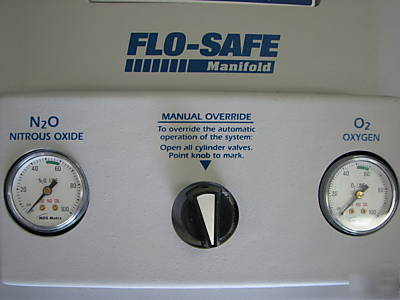 Matrx flo-safe N2O/O2 manifold & alarm - warranty 