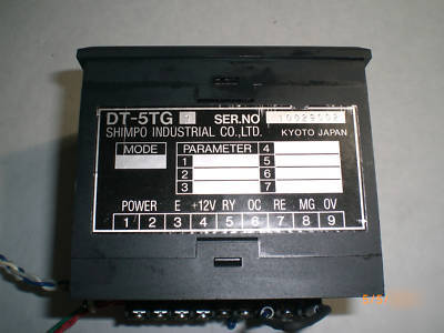 Shimpo dt-5TG-1 microprocessor tachometer plus