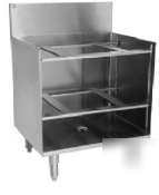 Spec-bar 2000 glass rack storage - 24'' l x 24'' d