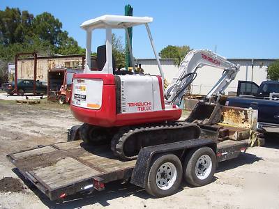 Takeuchi mini excavator TB020 tb 020 20 track hoe 