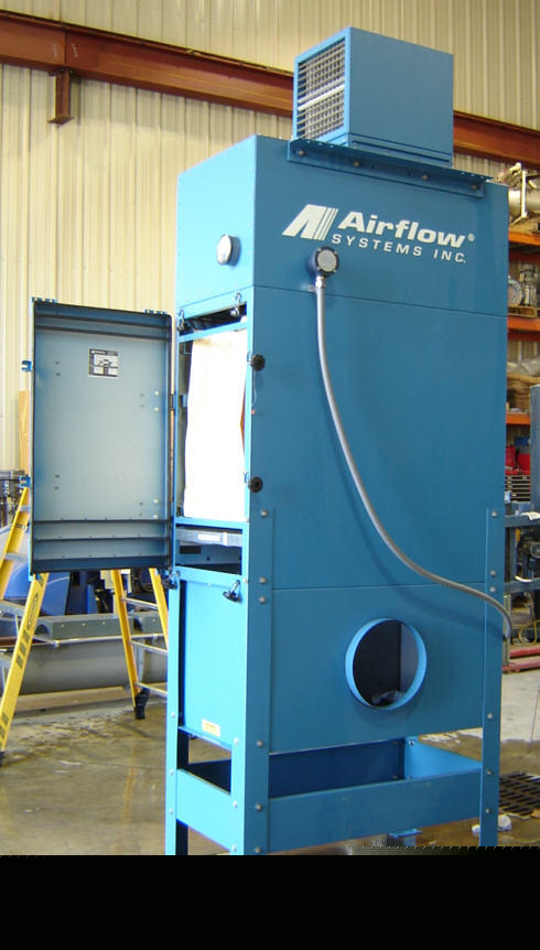 2 stage airflow systems dust collector; model F240-vt