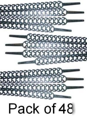The rapstrap all-purpose cable tie strips pack 48 black