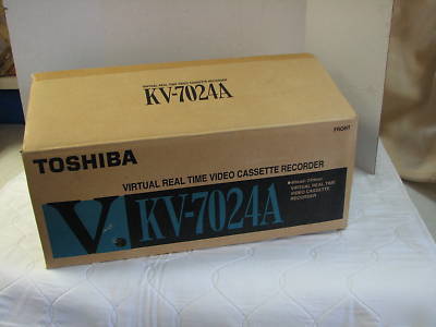 Toshiba kv-7024A virtual real time video cass recorder