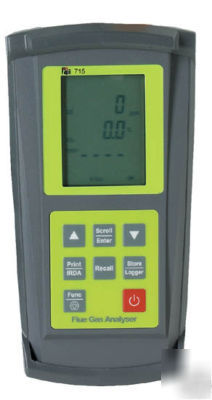 Tpi 715 combustion gas analyzer