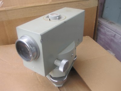 Vintage germany aus jena zeiss theodolite +woodentripod