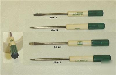 1950's j.r. moseley john deere give-away ad screwdriver