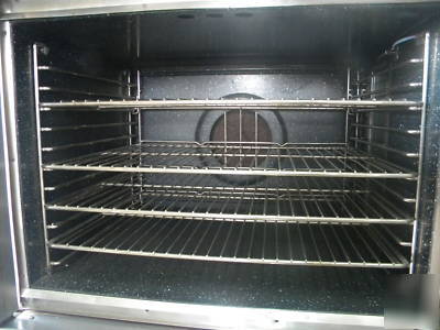Blodgett mark v double deck electric convection oven 