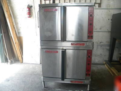 Blodgett mark v double deck electric convection oven 