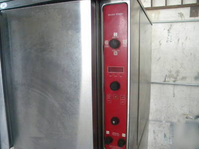 Blodgett mark v double deck electric convection oven 
