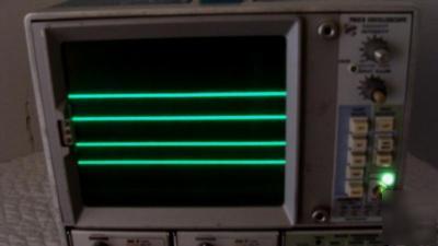 Tektronix 7603 mainframe oscilloscope w/plug ins 