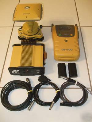 Topcon gb-500 gps+ glonas receiver PDL4535 radio pg-A1 