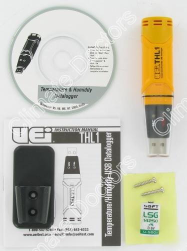 Uei THL1 temperature / humidity data logger