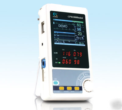 Veterinary palmtop patient monitor 6 parameters