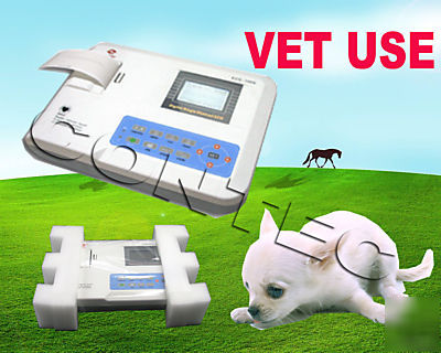 Veteritary vet ecg/ekg machine electrocardiograph 1-ch