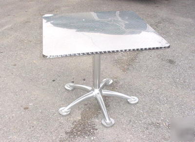 Tables / stainless steel tops / outdoor 