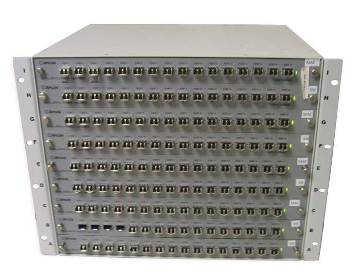 Apcon aci-2054-C00 144-port physical layer switch.