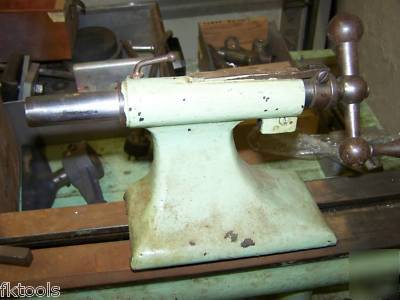 Metal bench lathe older belt driven step pulley 