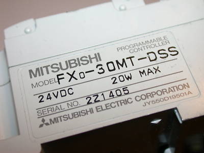 Mitsubishi program controller melsec FX0-30MT-dss