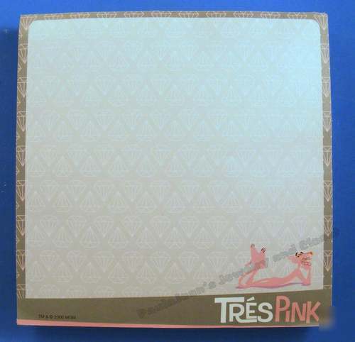 New pink panther 300 sheet notepad office dorm home 