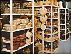 Wood gift display shelving for retail stores 12
