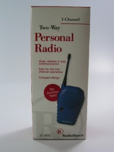 1 channel 2-way personal radio 21-1815 