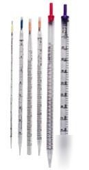 5ML plastic pipettes graduated sterile PK5 free uk p&p