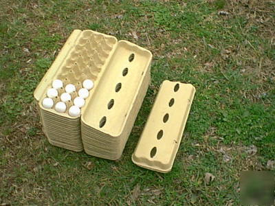 New 20 paper quail egg cartons bobwhite hatching etc 