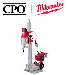 New milwaukee diamond coring rig w/ stand & motor 4115 