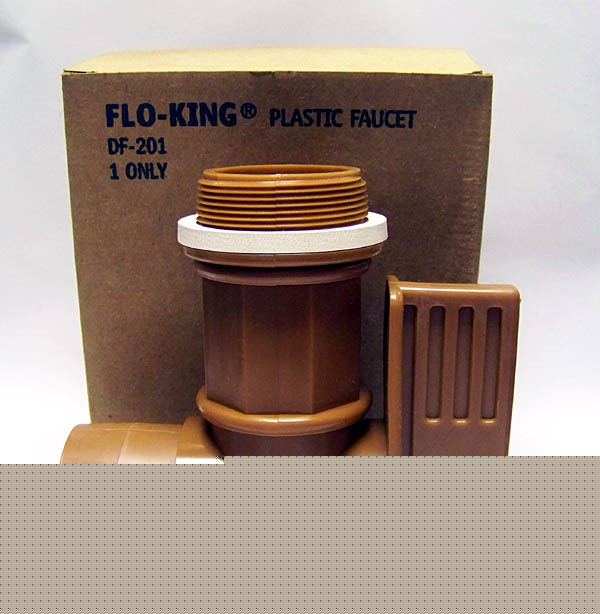 New rieke flow-king drum plastic faucet df-201 50MM/2