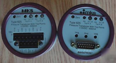 (5) mks baratron etch manometer/ mks baratron