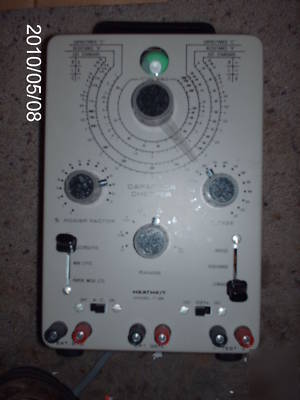 Vintage heathkit model it-28 capacitor checker works 