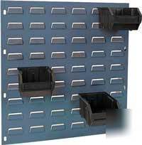 Akro wall panel for hanging plastic bins 19