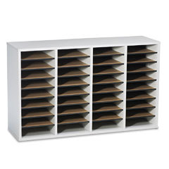 Safco wood literature organizer