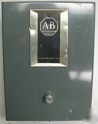 Allen bradley reversing starter w/ enclosure 705-taa 