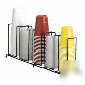 Dispense rite black wire cup/lid organizer |wr-5