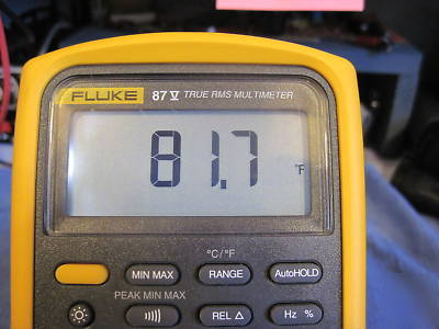 Fluke 87V dmm - absolutely perfect - temperature probe 