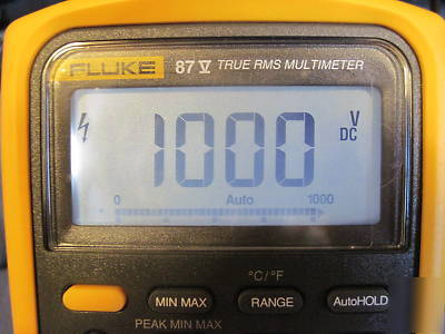 Fluke 87V dmm - absolutely perfect - temperature probe 