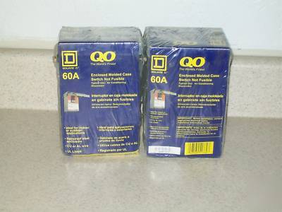 Square d QO200TR molded case switch not fusible 60A-(2)