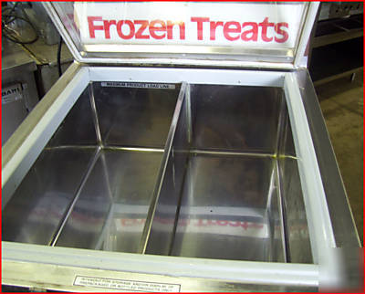 Ice cream merchandiser countertop freezer display skctm