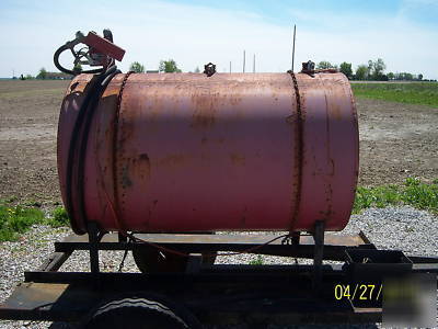 Diesel fuel transfer tank trailer fuel trailer 300 gal