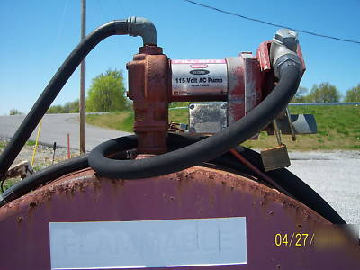 Diesel fuel transfer tank trailer fuel trailer 300 gal