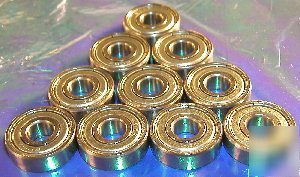 10 ball bearing 1621 zz z 2Z 1/2