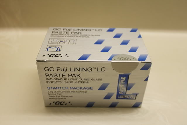 Gc fuji lining lc paste pak w/ dispenser. glass ionomer