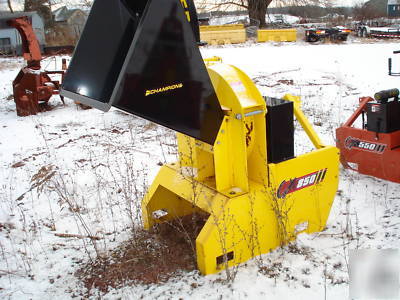 New 2009 pequea CX850 wood chipper attachment