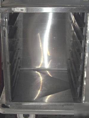 6 ss catering carts 14 full size trays each 