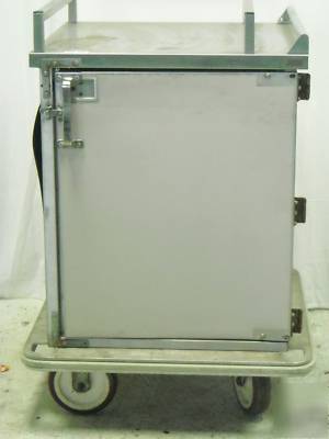 6 ss catering carts 14 full size trays each 