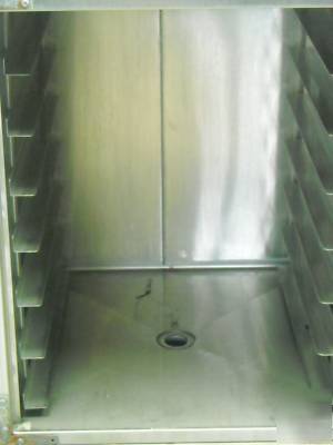 6 ss catering carts 14 full size trays each 