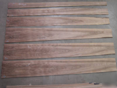 6 large premium bundles of french walnut veneer wood