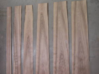 6 large premium bundles of french walnut veneer wood