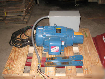 Baldor industrial 25 hp, 3 phase, electric motor 